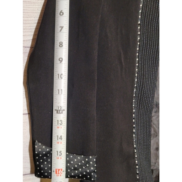 Women's Beautiful Evening Blazer Jacket Size XS Black Beaded Embroidered Pokadot - Picture 13 of 13